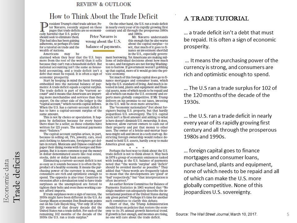how to think about trade deficits