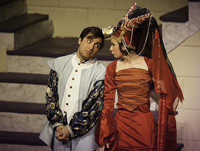 Nik as Prince Dauntless in Once Upon A Mattress.